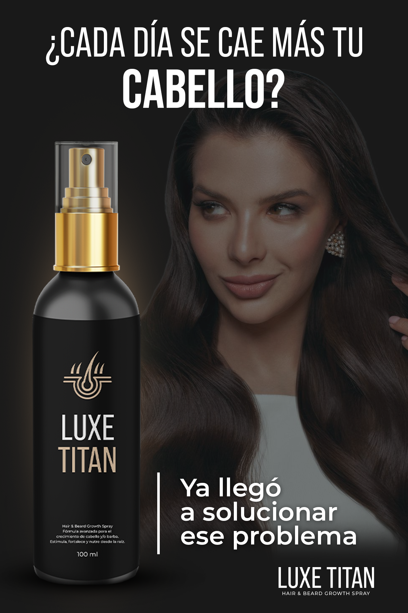 Luxe TITAN - Elixir para Crecimiento de Cabello de Mujer